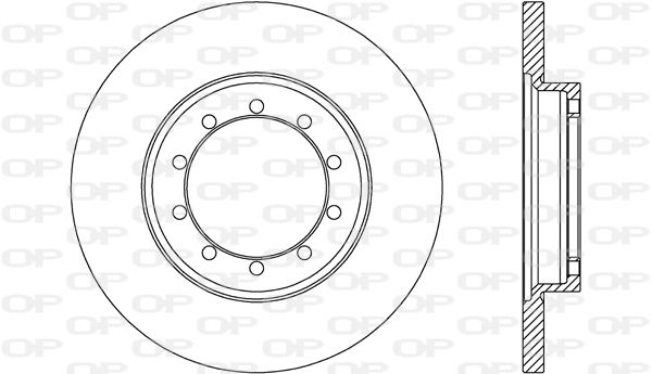 OPEN PARTS Piduriketas BDA2637.10